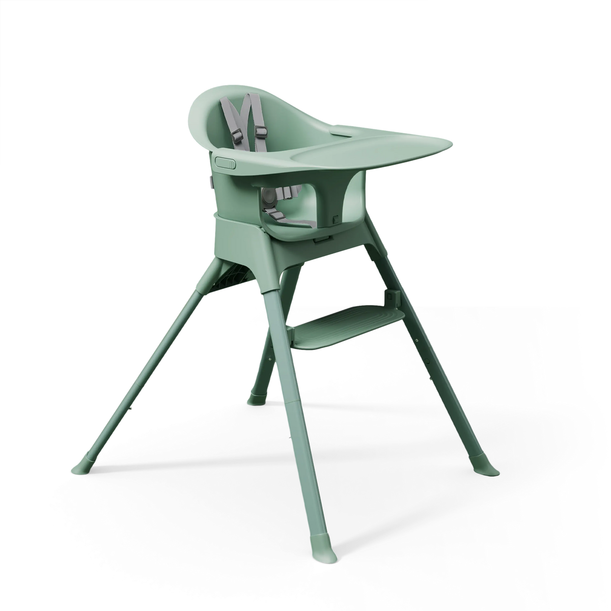 Mompush Olli High Chair - Mint Green