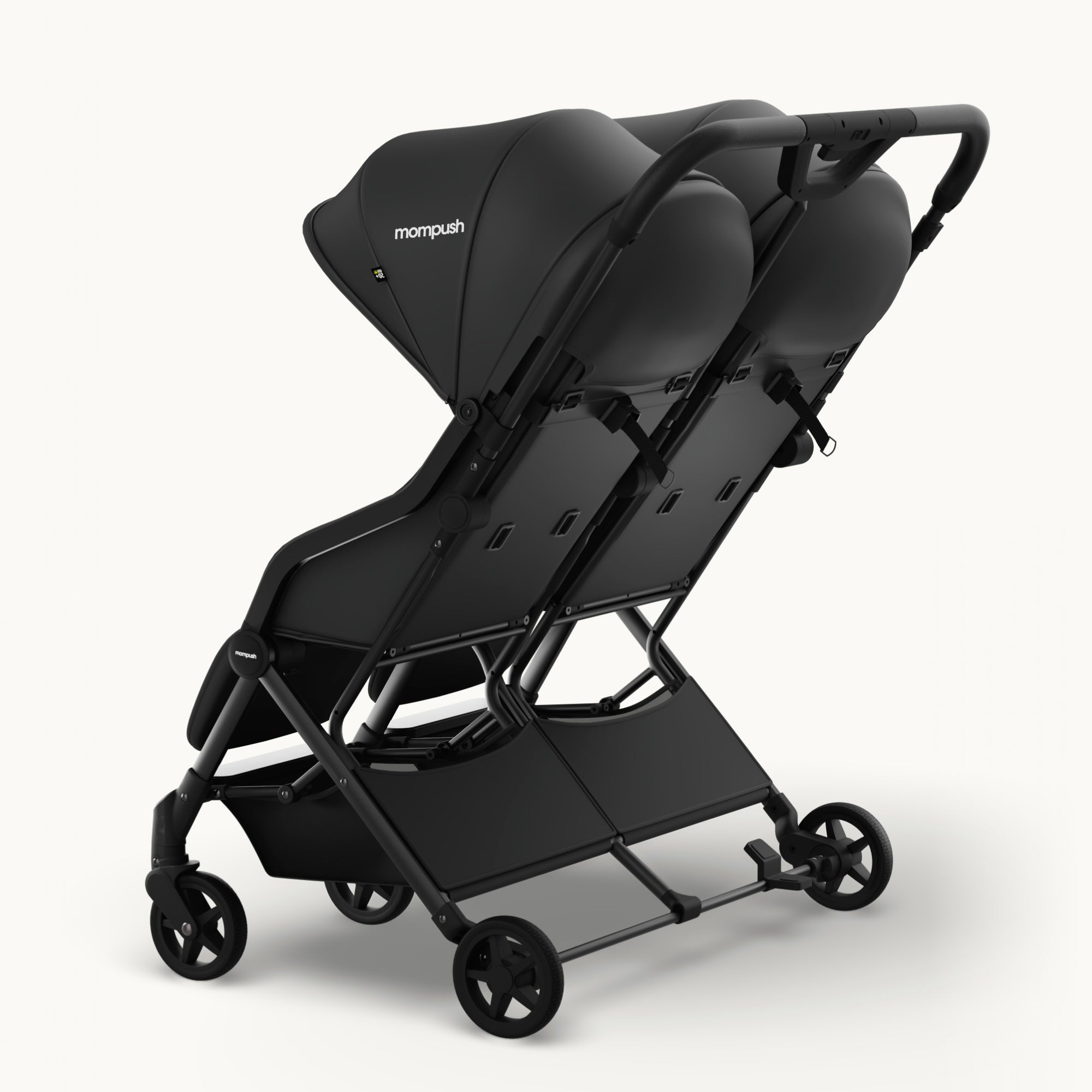 Mompush Lithe Double Stroller - Lightweight Tandem Stroller for