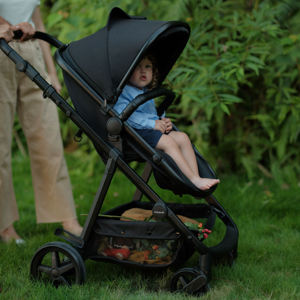 Mompush Meteor Stroller | Perfect 2 in 1 Bassinet Stroller for