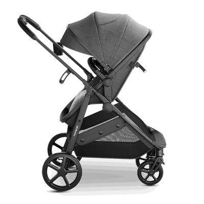 travel stroller with reversible seat Mompush Wiz Stroller Gray