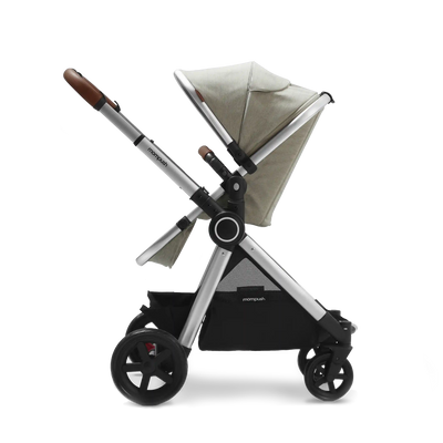 stokke scoot vs trailz Mompush Ultimate 2 Stroller With Bassinet / Gray